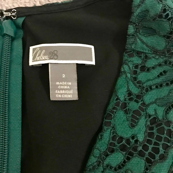 *SOLD* SARAH VICKERS | CHELSEA28 GREEN LACE ROMPER - Picture 8 of 8